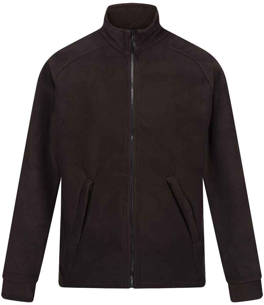 [RG128 BLK S] Regatta Sigma Heavyweight Fleece Jacket (S, Black)