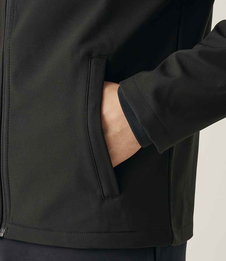 [RG165 BLK S] Regatta Classic Soft Shell Jacket (S, Black)