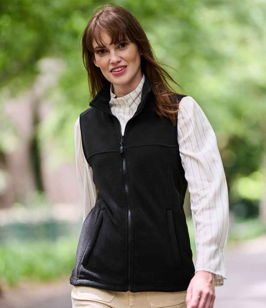 [RG184 BLK 8] Regatta Ladies Haber II Fleece Bodywarmer (8, Black)