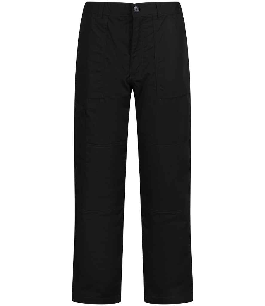 [RG233 BLK 30/R] Regatta Lined Action Trousers (30/R, Black)