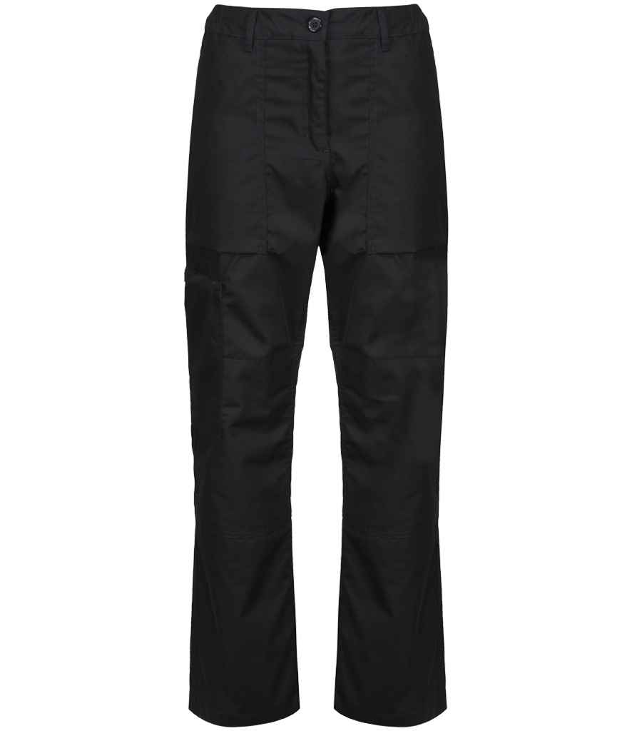 [RG235 BLK 10/R] Regatta Ladies New Action Trousers (10/R, Black)