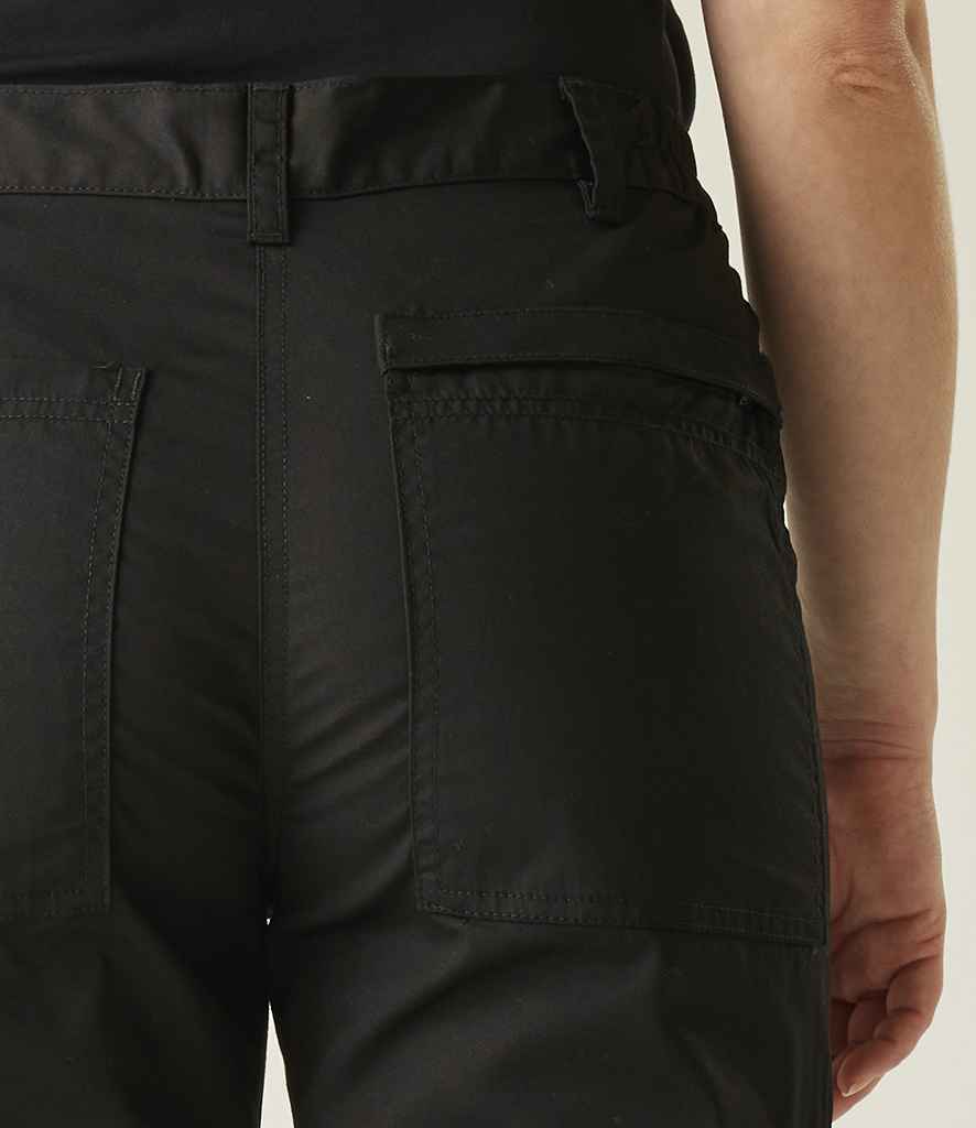 [RG235 BLK 10/R] Regatta Ladies New Action Trousers (10/R, Black)