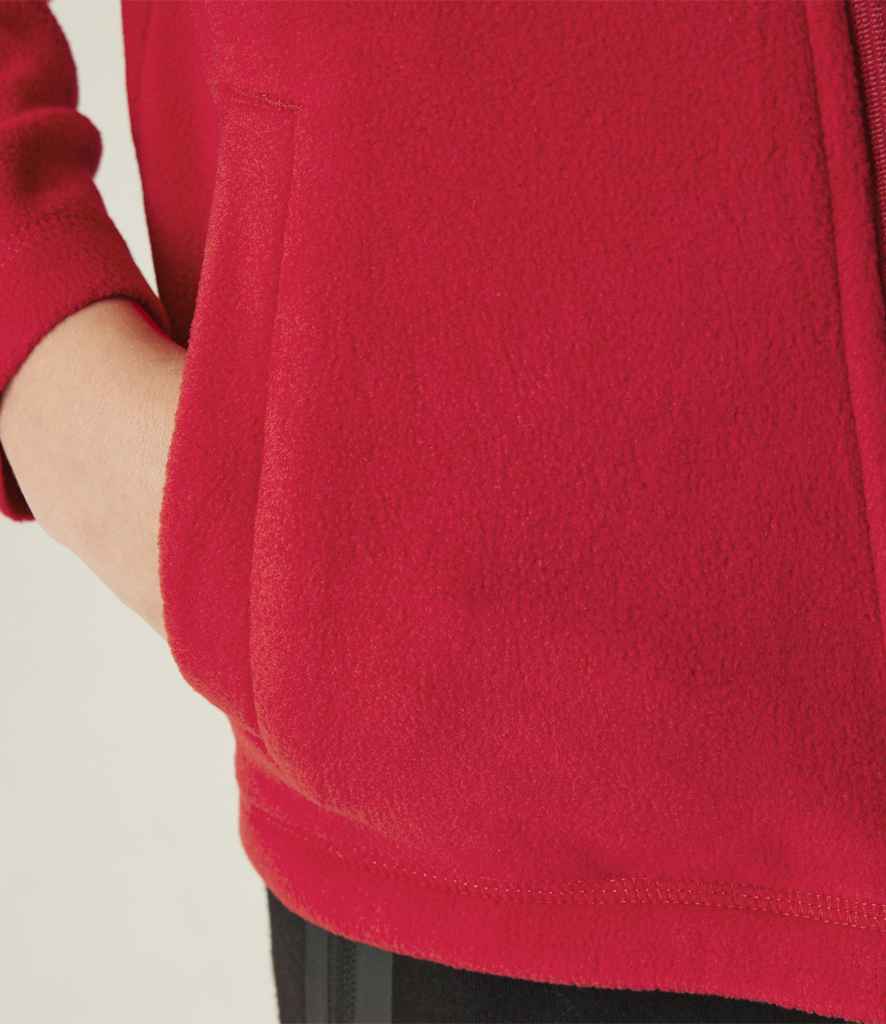 [RG258 CSR 3-4] Regatta Kids Brigade II Micro Fleece Jacket (3-4, Classic Red)