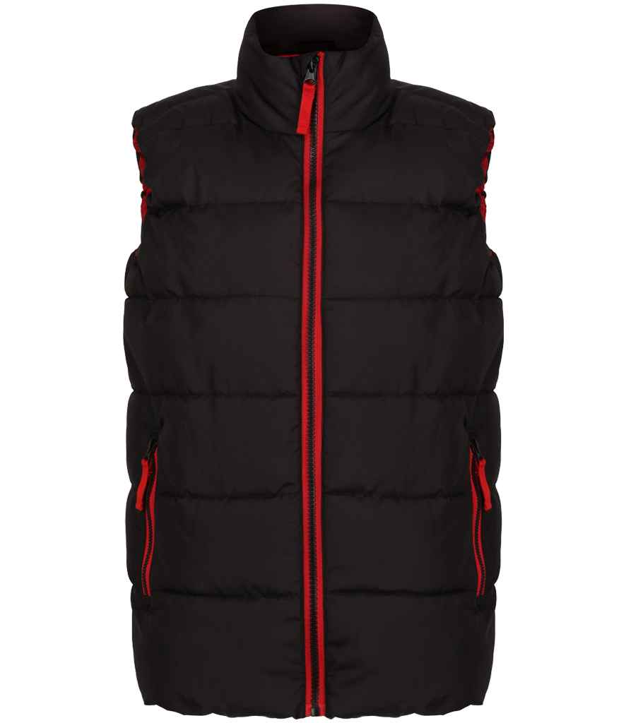 [RG337 BK/CS 3-4] Regatta Kids Scholar Thermal Bodywarmer (3-4, Black/Classic Red)