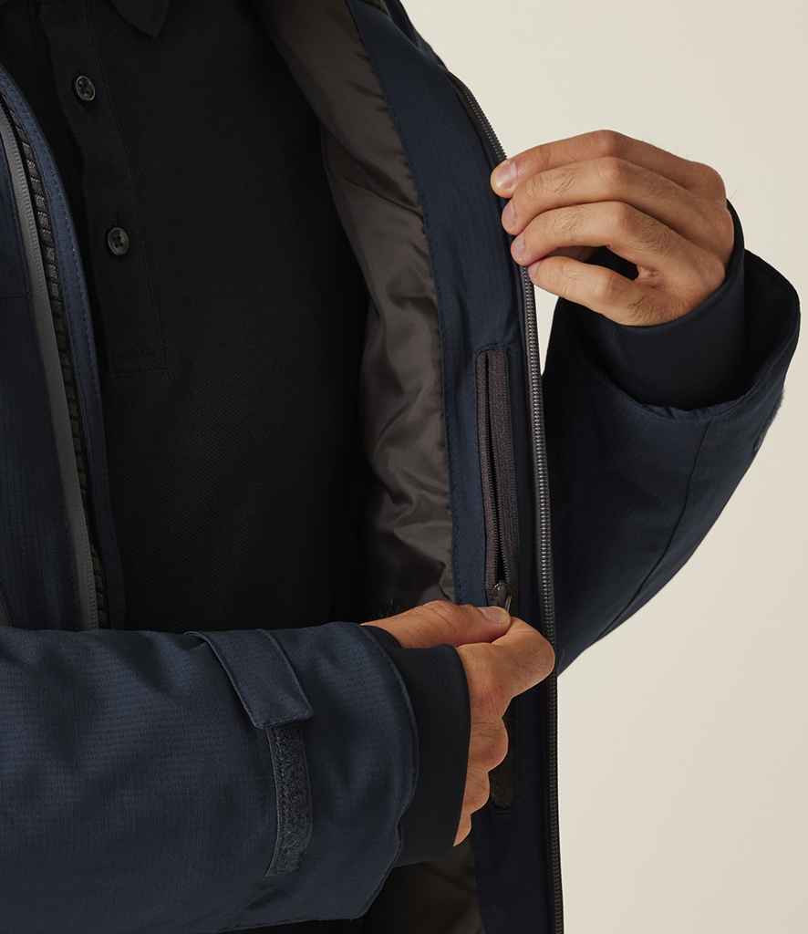[RG361 NV/GY S] Regatta X-Pro Marauder III Insulated Jacket (S, Navy/Grey)