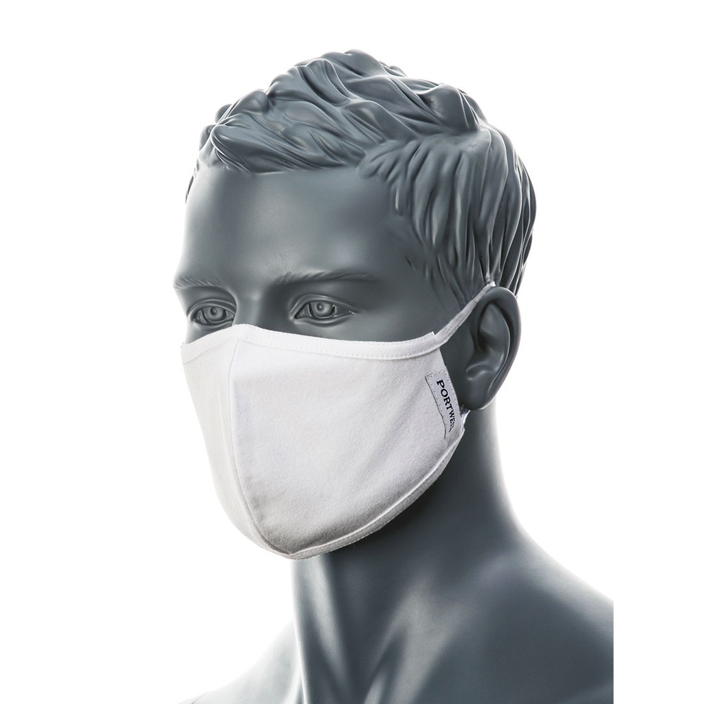 2-Ply Anti-Microbial Fabric Face Mask (Pk25)