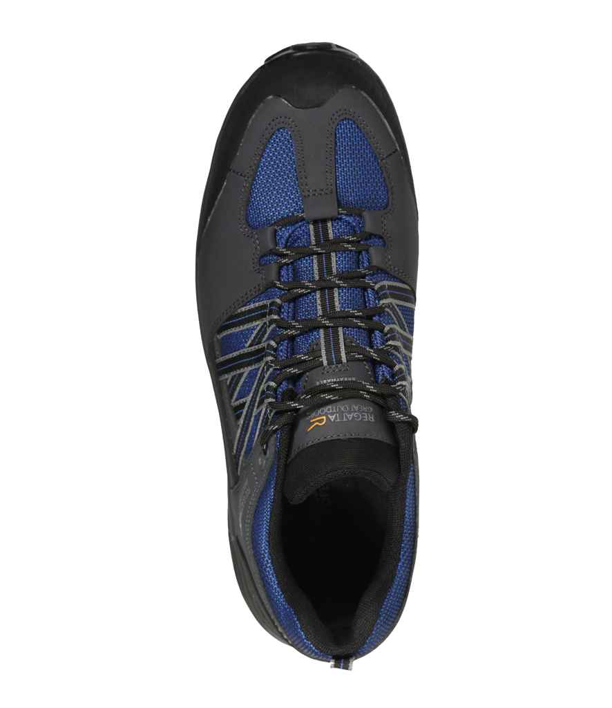 [RG598 O/BRR 6] Regatta Safety Footwear Clayton S3 Safety Trainers (6, Oxford Blue/Briar)