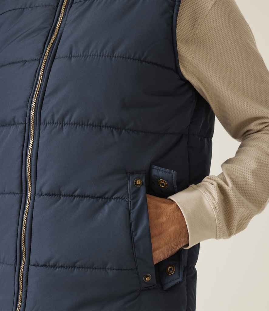 [RG605 NV/NV S] Regatta Altoona Padded Bodywarmer (S, Navy/Navy)