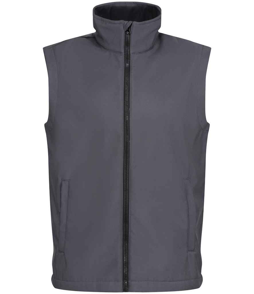 Regatta Ablaze Soft Shell Bodywarmer (XS, Seal Grey/Black)