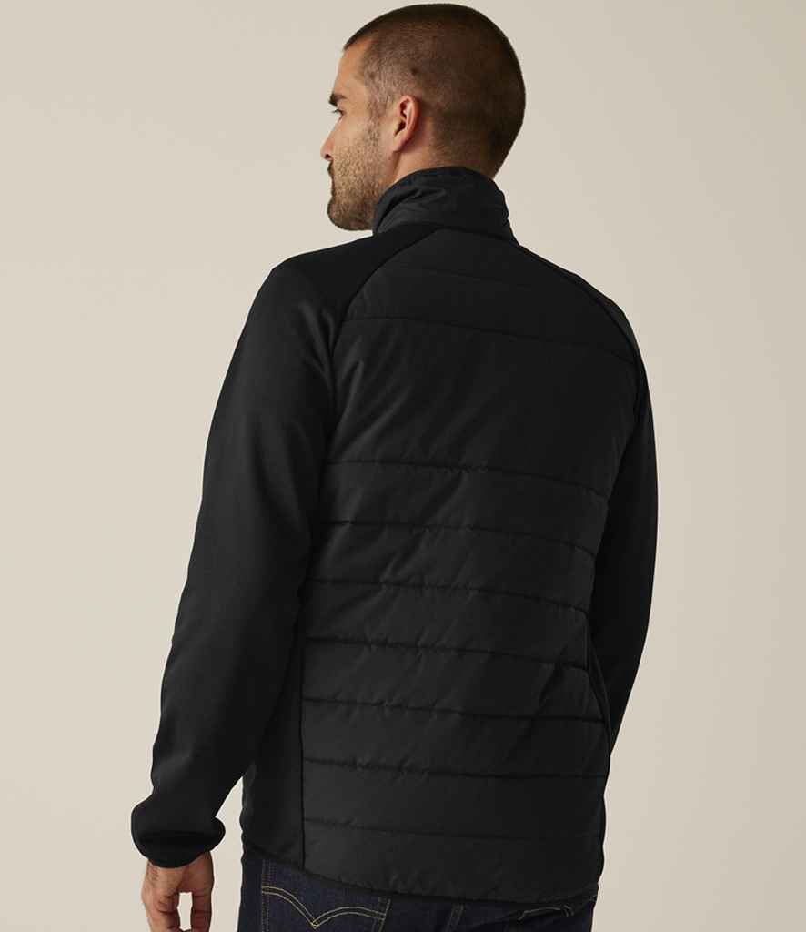 [RG654 BLK XS] Regatta Essential Hybrid Jacket (XS, Black)