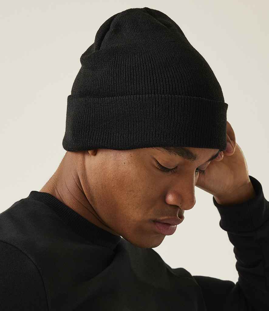 [RG661 BLK ONE] Regatta Axton Cuffed Beanie (Black)