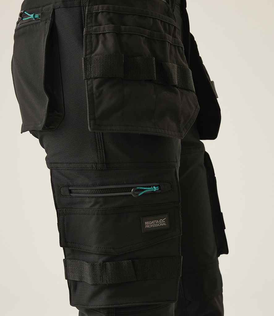 [RG811 BLK 8] Regatta Ladies Ada Stretch Holster Trousers (8)