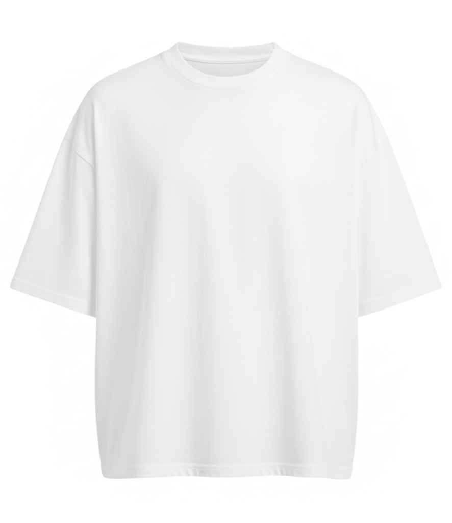 [AT004 ACW XS] AWDis Heavyweight Boxy Cropped 240 T-Shirt (XS, Arctic White)