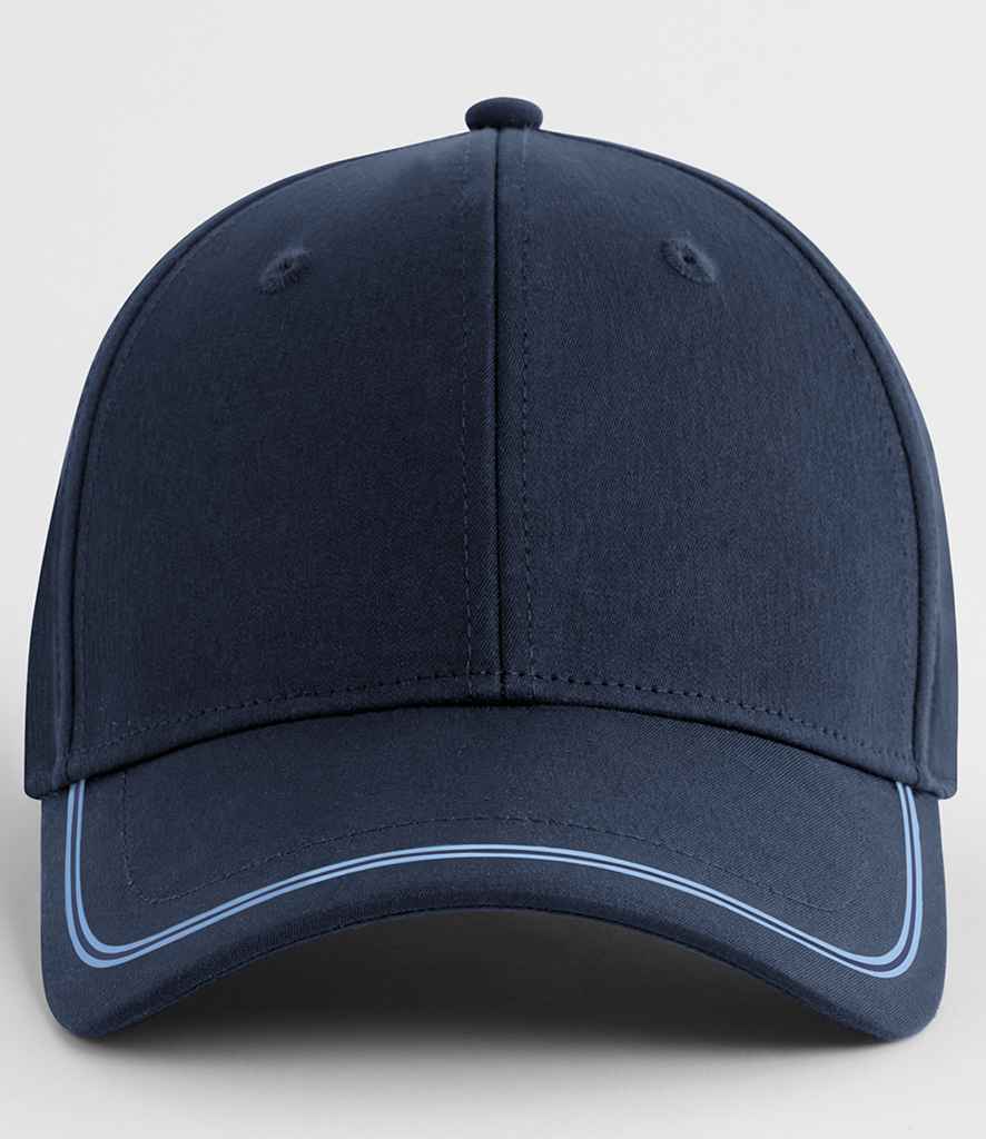 [BB166R NV/SK ONE] Beechfield Match Day Cap (Navy/Sky Blue)