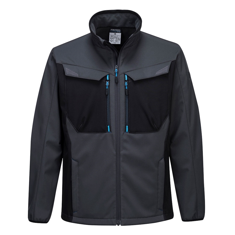 WX3 Modaflame Softshell FR Jacket (Metal Grey, S)
