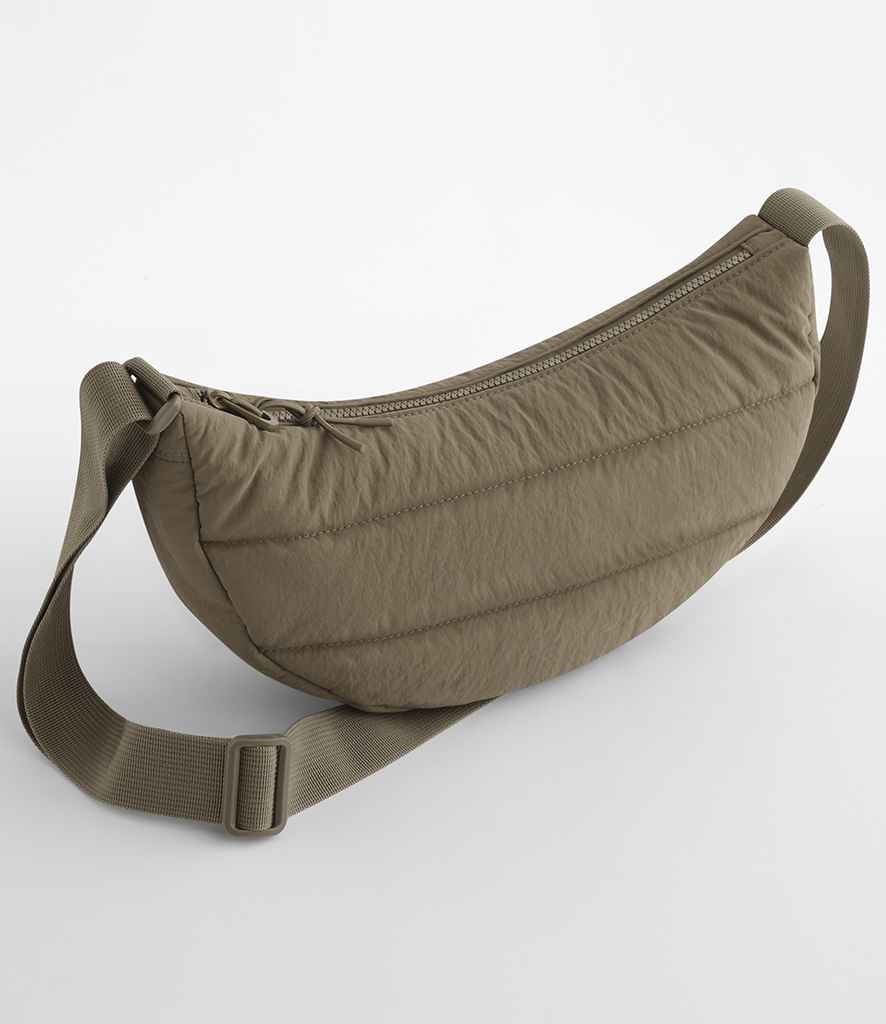 [BG703 ERG ONE] BagBase Quilted Cross Body Bag (Earthy Green)