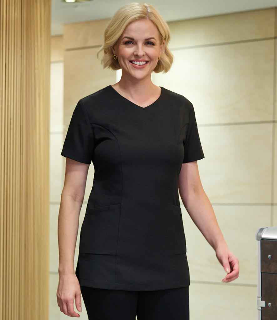 [BK519 BLK 8] Brook Taverner Ladies Lockhart Tunic (8, Black)