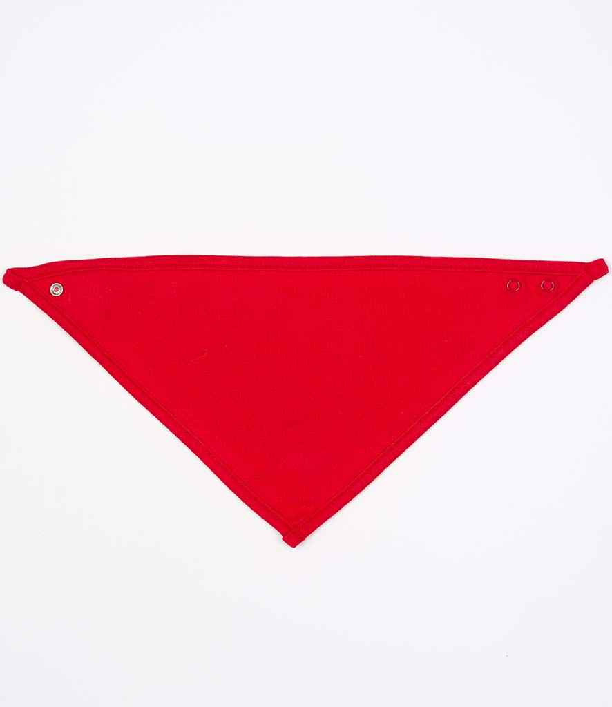 [BZ23 WH/RD ONE] BabyBugz Bandana Bib