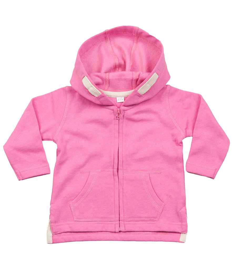 [BZ32 DYB 4-5] BabyBugz Baby Zipped Hoodie (Dusty Blue)