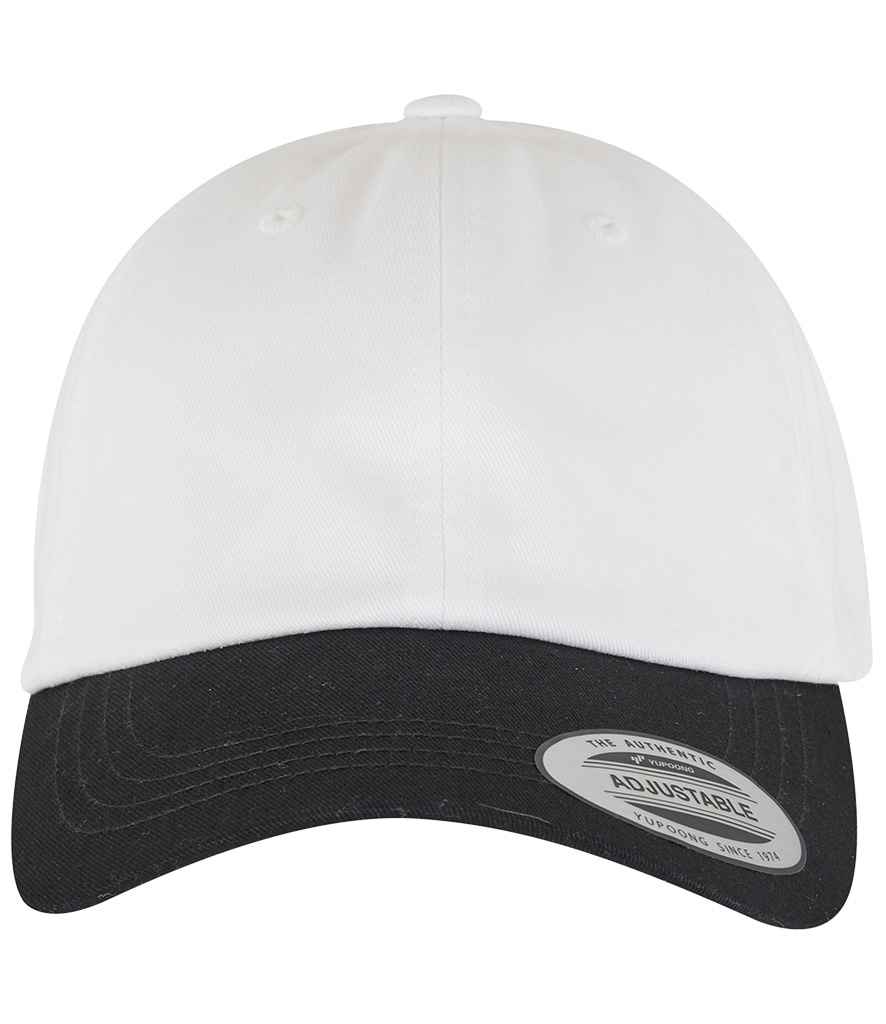 [F6245CMT WH/BK ONE] Flexfit Low Profile Two Toned Classic Cap (White/Black)