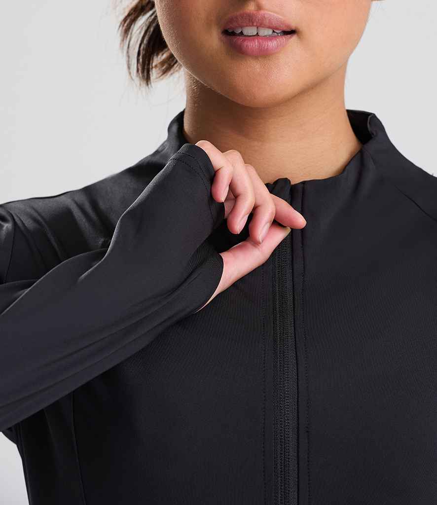 [JC219 JBK XS] AWDis Ladies Cool Recycled Full Zip Jacket (XS)