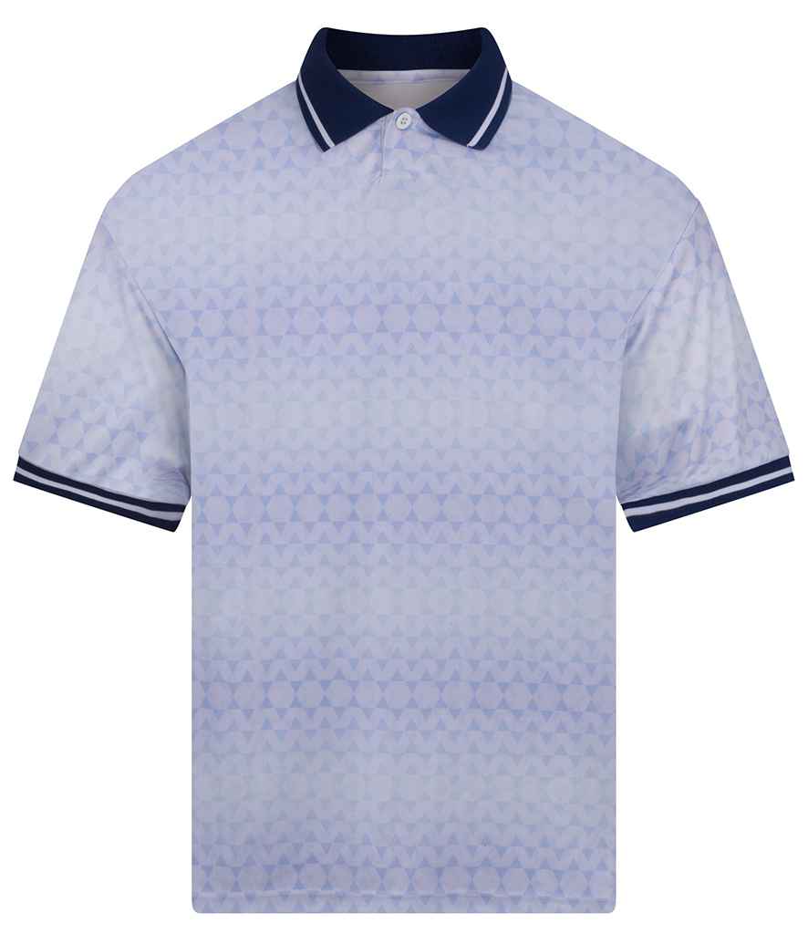 [JC442 WH/NV XS] AWDis Cool Retro Sports Jersey (XS, White/Navy)