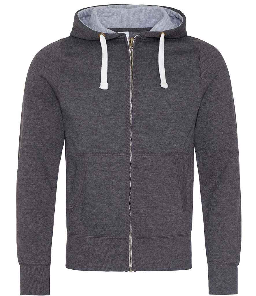 [JH052 CHA S] AWDis Chunky Zoodie (S, Charcoal)