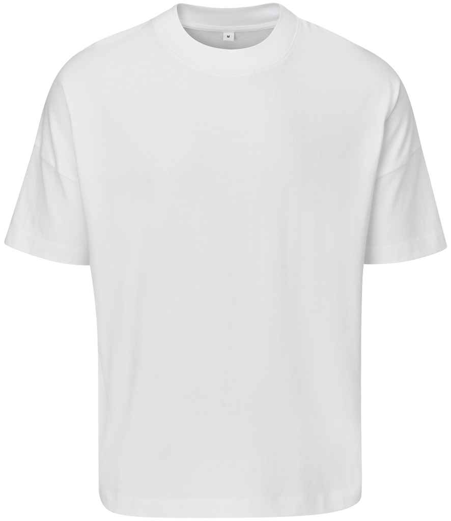 [M201 WHI XS] Mantis Unisex Oversized Heavy T-Shirt (XS)