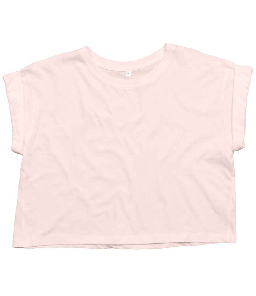[M96 SPK XS] Mantis Ladies Organic Cropped T-Shirt (XS, Soft Pink)