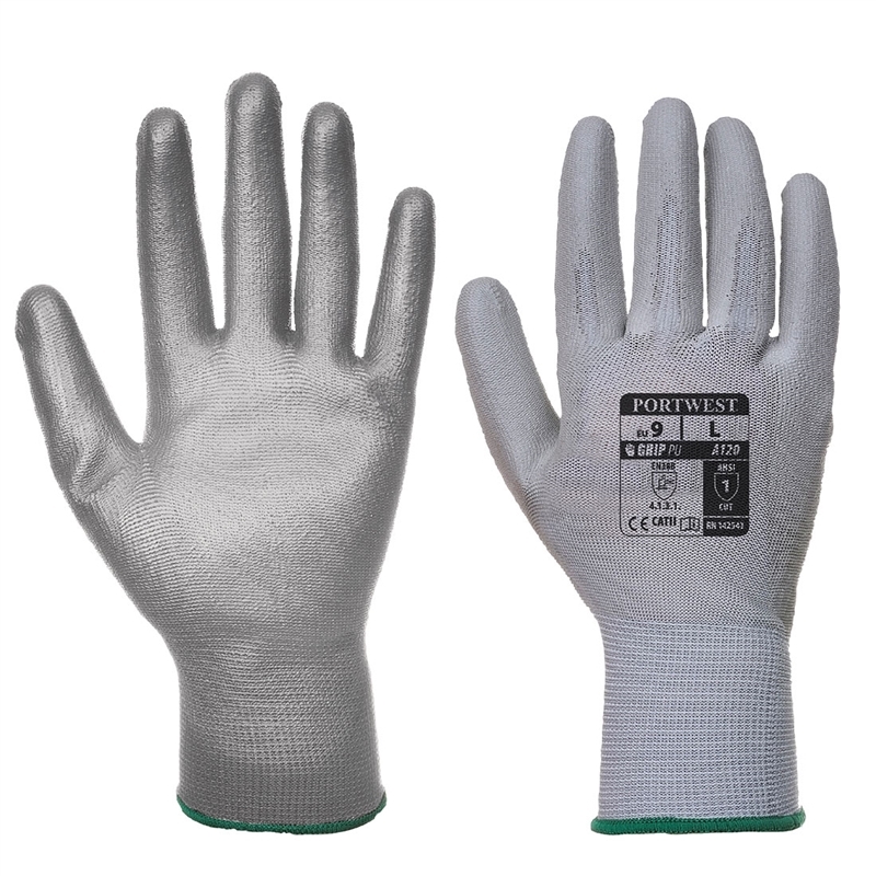 Vending PU Palm Glove (Black, XS)
