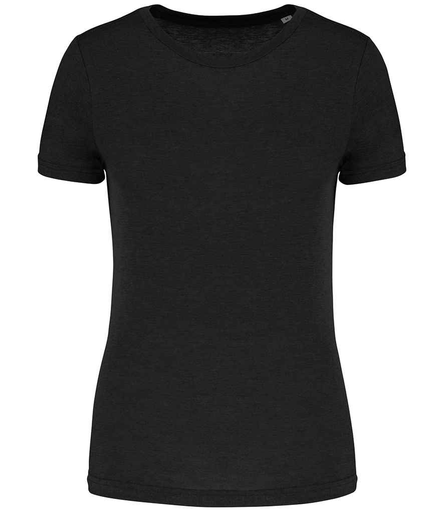 [PA4021 BLK XS] Proact Ladies Triblend Sports T-Shirt (XS, Black)