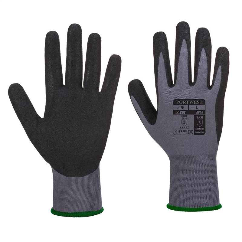 [AP62G8RS] Grip 15 Nitrile Sandy Aqua Glove (S)