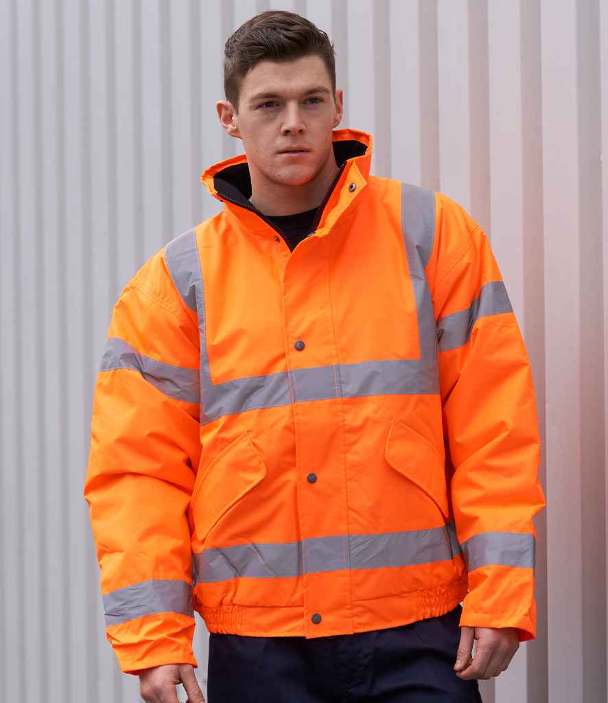 [PW021 ORA S] Portwest Hi-Vis GO/RT Bomber Jacket (S)