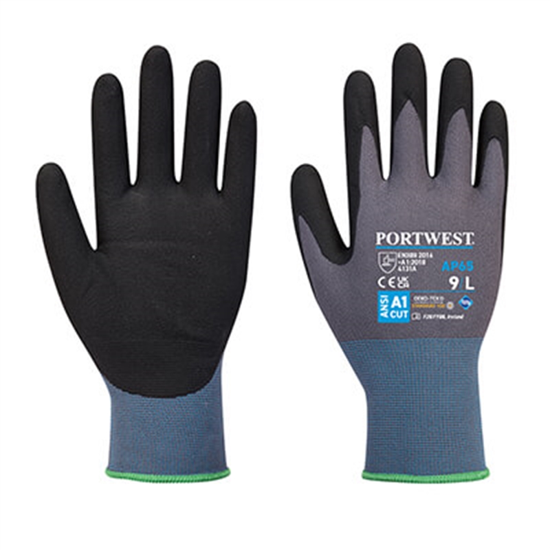 Grip 15 Nitrile Foam Texpel Glove Black/Grey