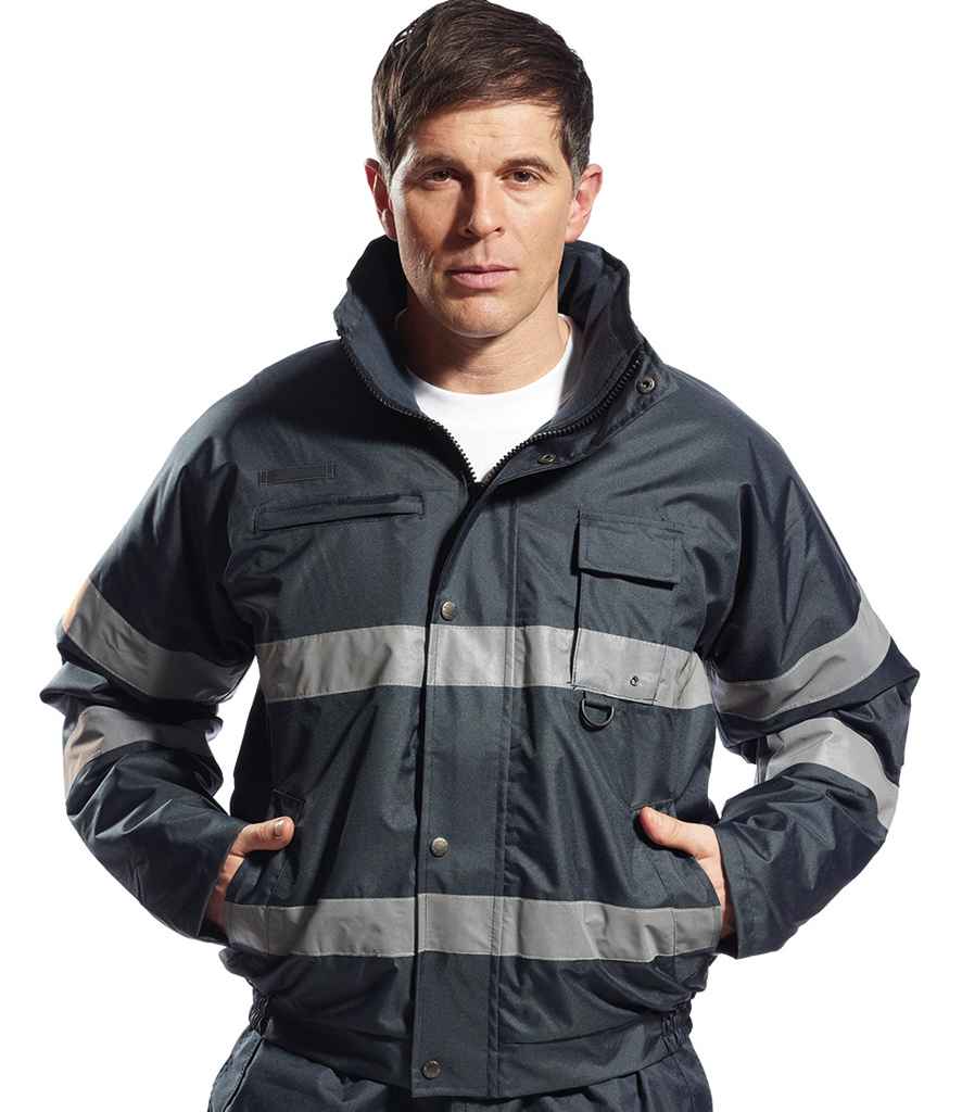 [PW567 BLK S] Portwest Iona™ Lite Bomber Jacket (S, Black)