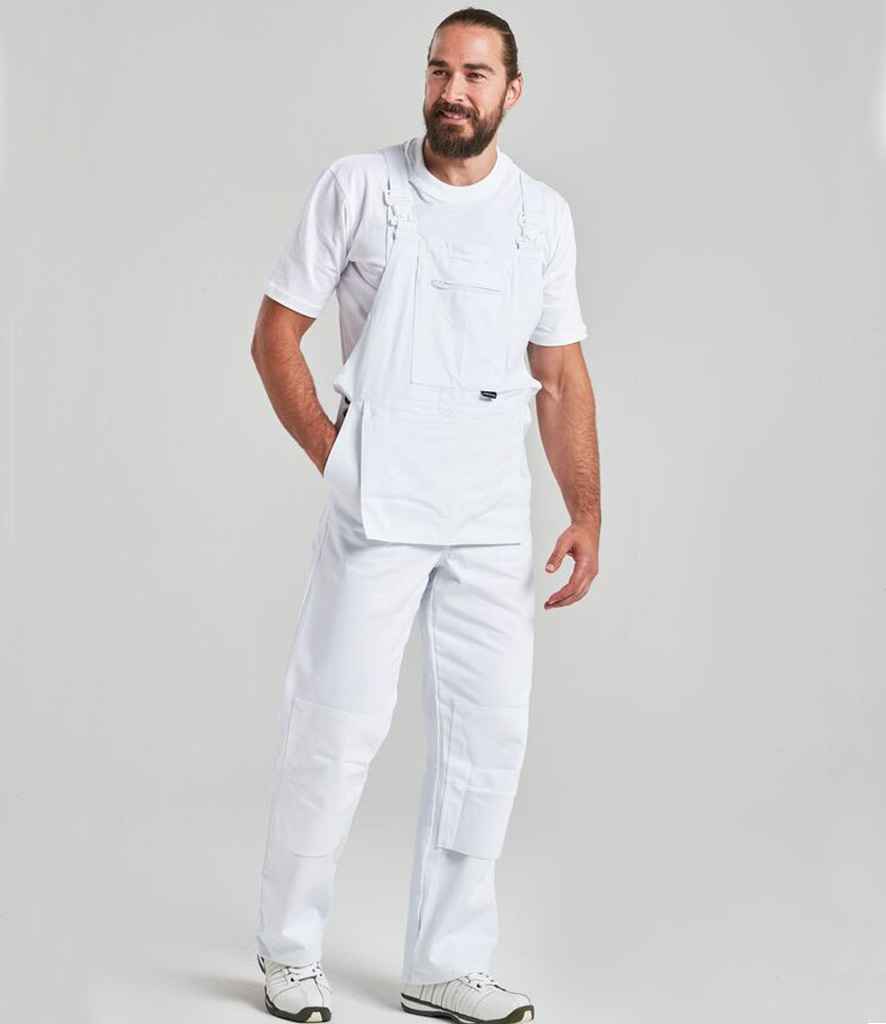 [PW644 WHI S] Portwest Bolton Painters Bib N Brace (S)