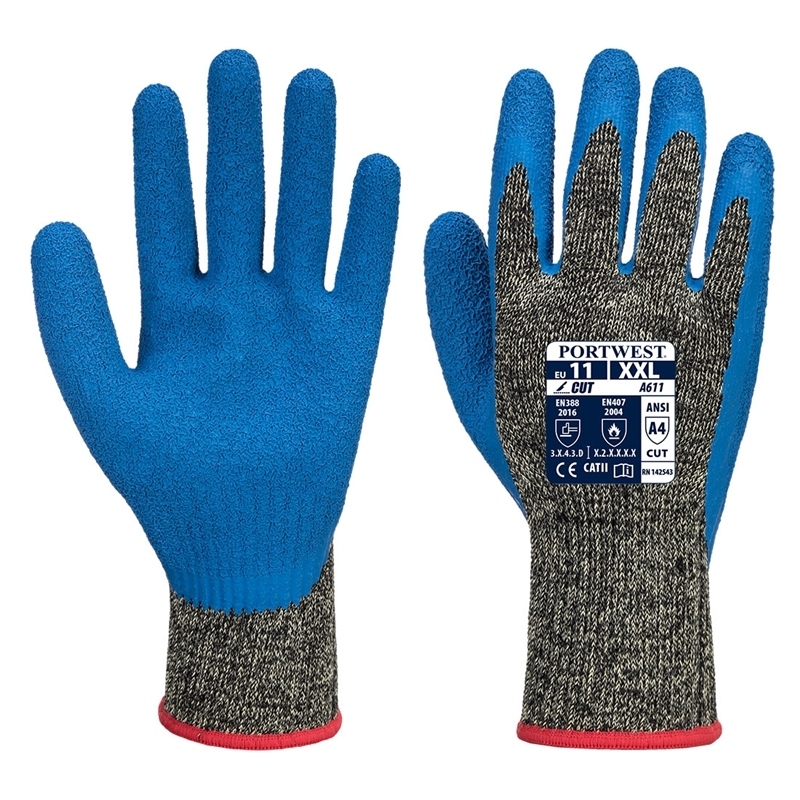[A611K4RS] Cut D10 Latex Aramid Glove (S)