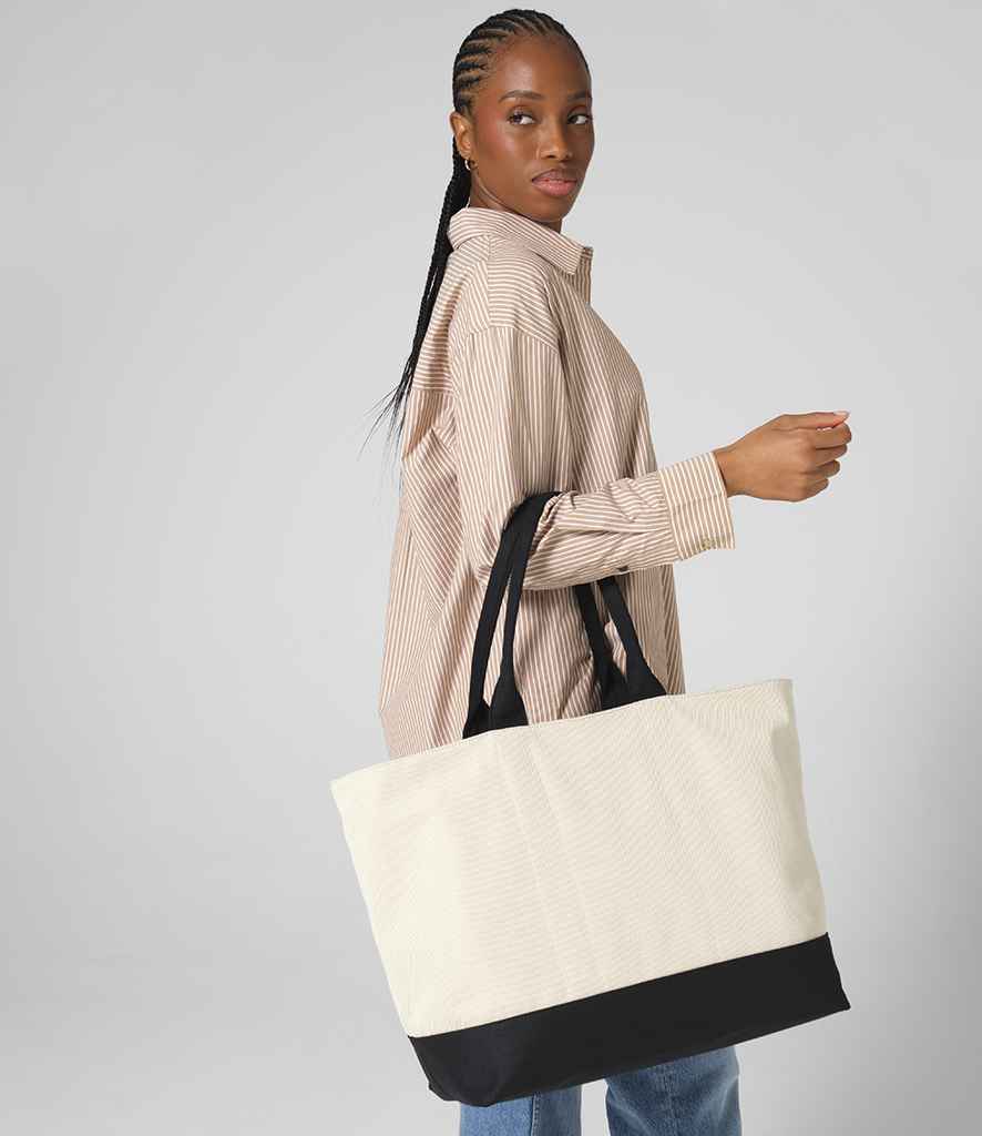 [QD634 NT/BK ONE] Quadra Puerto Weekender (Natural/Black)