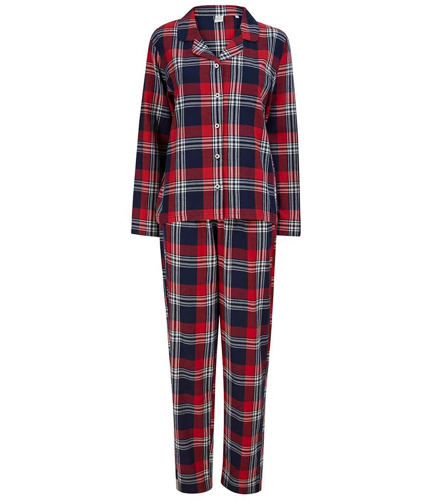 [SK74 RD/NV XS] SF Clothing Ladies Tartan Lounge Set (XS)