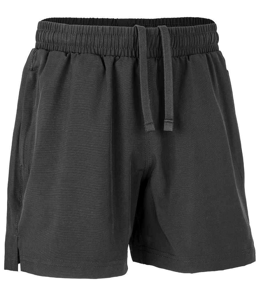 [SR780B BLK 5-6] Spiro Recycled Junior Shorts (5-6, Black)