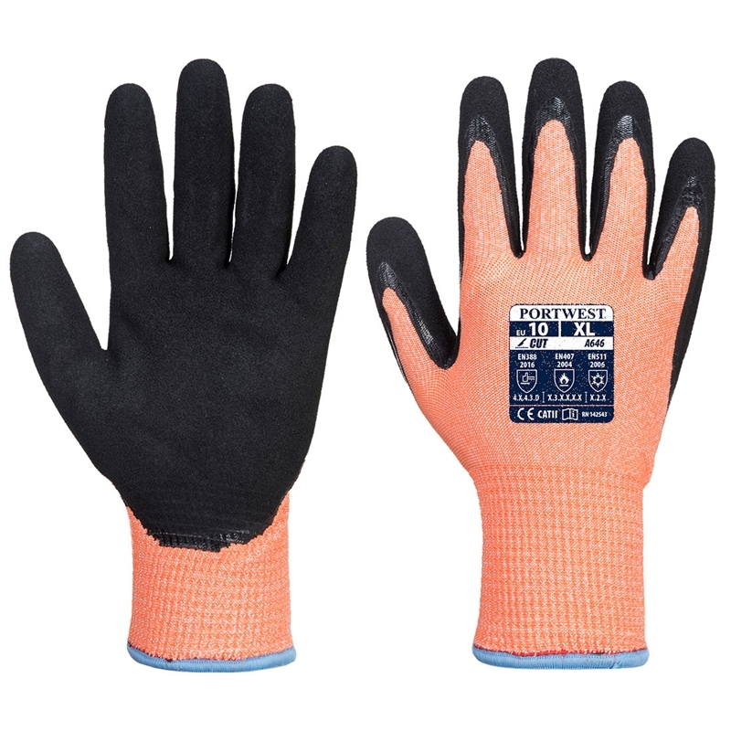 Cold D13 Nitrile Viz-Tex Cut Glove