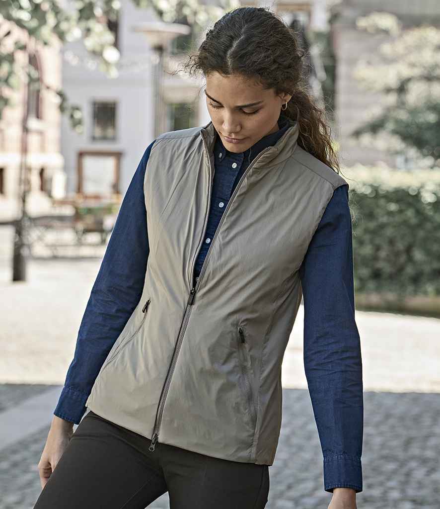 [T9693 DFW S] Tee Jays Ladies PureLite Bodywarmer (S, Driftwood)