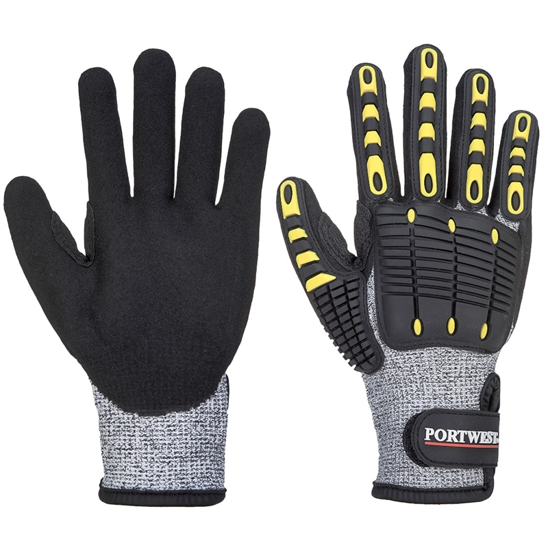 [A722G8RS] Impact C13 Nitrile Sandy Reinforced Palm Glove (S)