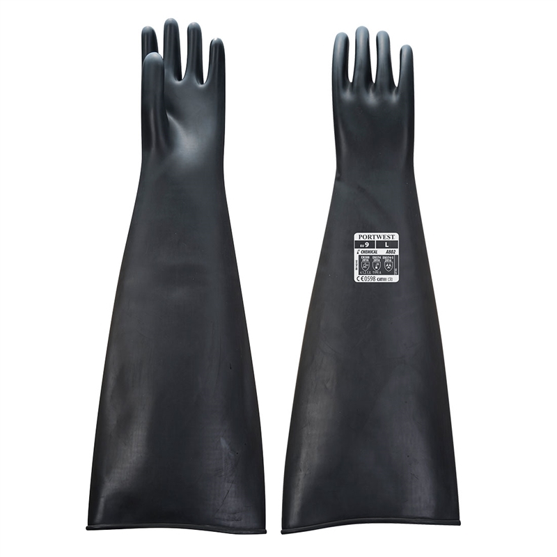[A803BKRL] Chem 600 Latex Heavyweight Gauntlet (L)