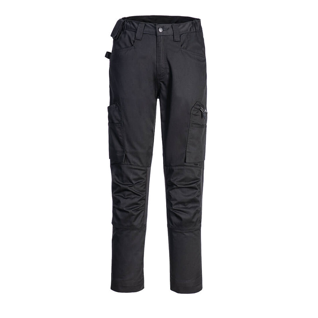 [CD881BKR28] WX2 Eco Stretch Trade Trousers (28, Black)