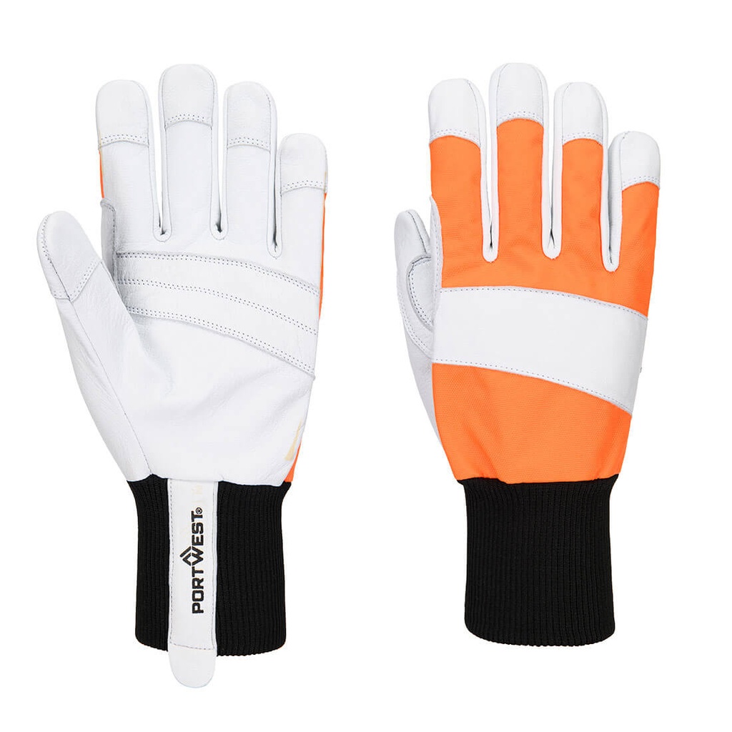 [A291ORRS] Chainsaw 150 Goat Leather Glove Class 1 (S)