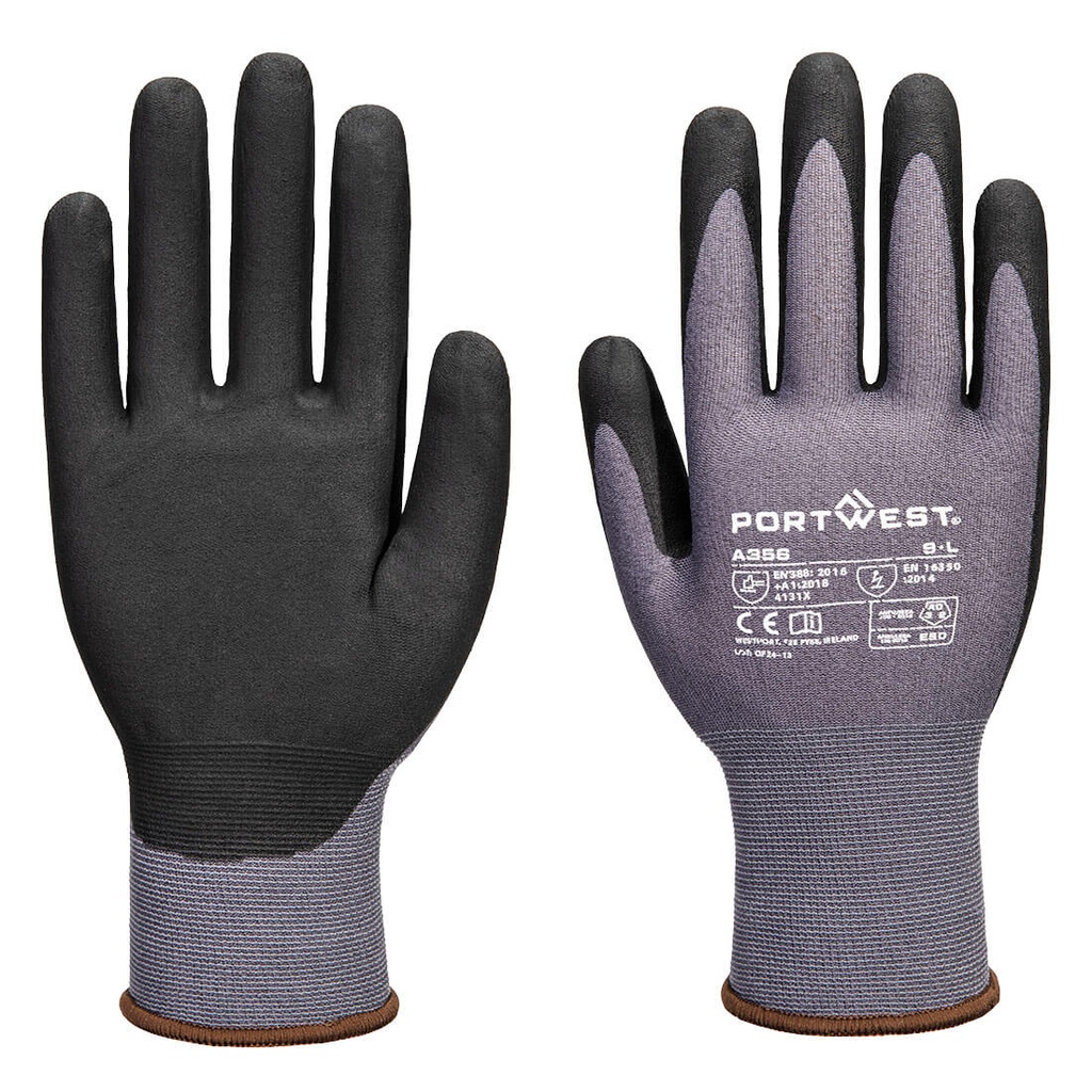 [A356G8RS] ESD 15 Nitrile Essential Glove (Pk12) (S)