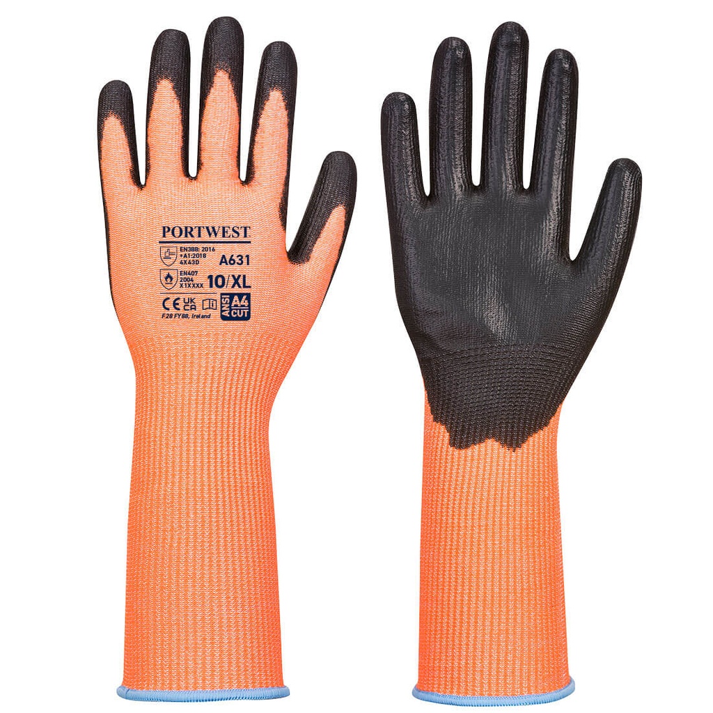 [A631O8RM] Vis-Tex Cut Glove Long Cuff (M)