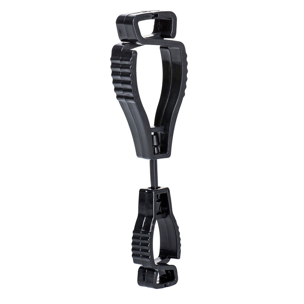 [A002BKR] Metal Free Glove Clip (Pk40) (Black)