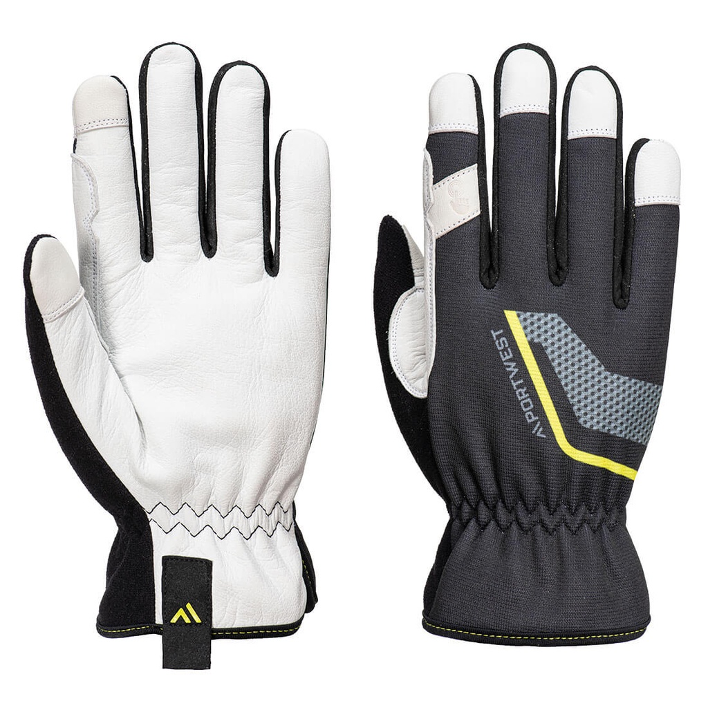[A775BKRS] Mechanic 110 Leather Palm Glove (S)